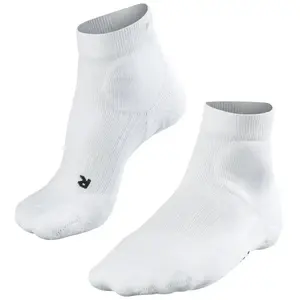 FALKE TE2 Short Tennissokken anti blaren, medium padding katoen sportsokken dames wit - Maat 35-36 pas cher