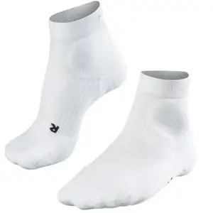 FALKE TE2 Short Tennissokken anti blaren, medium padding katoen sportsokken dames wit - Maat 41-42 pas cher