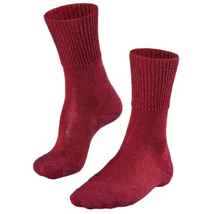 FALKE TK1 Adventure Wool W So laine 1 paire, Chaussettes de randonnée Femme, Rouge Scarlet 8280, 39-40