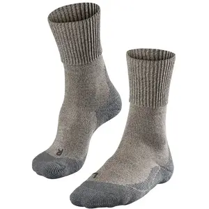FALKE TK1 Wool Wandelsokken anti blaren, maximale padding merinowol sportsokken dames beige - Maat 41-42Vendu parbol