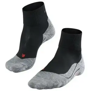 FALKE TK5 Short Wandelsokken anti blaren, lichte padding merinowol sportsokken dames zwart - Maat 39-40 pas cher