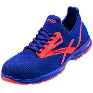 Merkloos / Sans marque Atlas Schoen Runner 45 S1P - Neon Blauw - 40 pas cher