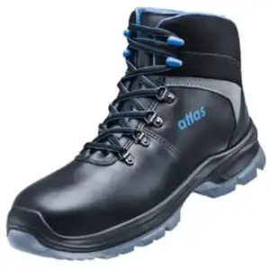 Atlas, Chaussures de travail, Bottes de sécurité SL 84 blue ESD, S2, noir/bleu, largeur 10, taille 42 (S2, 42) pas cher