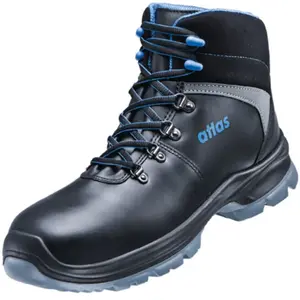 Atlas, Chaussures de travail, Bottes de sécurité SL 84 blue ESD, S2, noir/bleu, largeur 12, taille 39 (S2, 39) pas cher