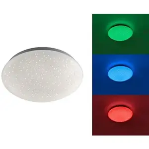 LeuchtenDirekt RVB LED plafonnier gradateur télécommande Starry Sky Glow Lamp Lights Direct 14241-16 pas cher
