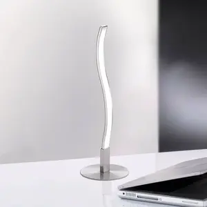 Leuchten Direkt, Lampe de table, Lampe de table en acier1xLEDBoard0KLu... pas cher