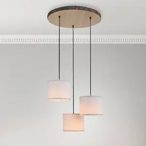 Leuchten Direkt, Suspension, Bark (E27) pas cher