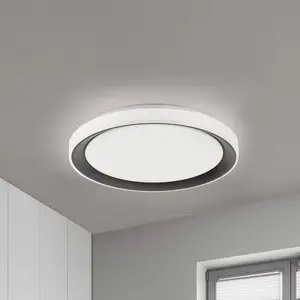Disc Smart LED plafondlamp d:51 cm wit / zwart - Modern - Leuchten Dir...Vendu pargalaxus