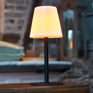 Lampe de table d'extérieur Lampe enfichable blanche LED Lampe de table... pas cher