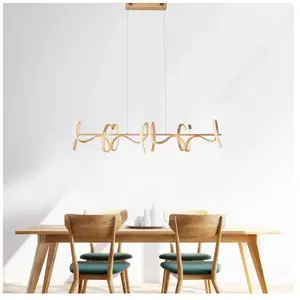 JUST LIGHT Hanglamp Curls Mat Goud 40Watt incl. DimmerVendu parbol