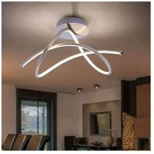 Leuchten Direkt, Applique + plafonnier, Plafonnier en acier1xLEDBoardL... pas cher