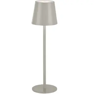 JUST LIGHT Lampe de table LED avec batterie 19250-40 gris-beige, 2,5 W... pas cher