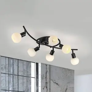 Leuchten Direkt, Applique + plafonnier, Loki (430 lm, E14) pas cher