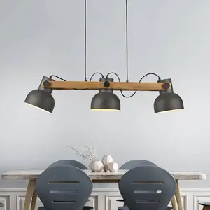 Just Light, Suspension, CUP 15743-18 Pendelleuchte E27 W Schwarz (E27)