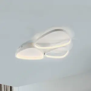 Just Light, Applique + plafonnier, Pebbles (3800 lm) pas cher