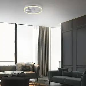 Just Light, Applique + plafonnier, RITA LED Deckenleuchte mit Ventilator CCT Dimmbar 22W weiss 14624-16 (5400 lm) pas cher