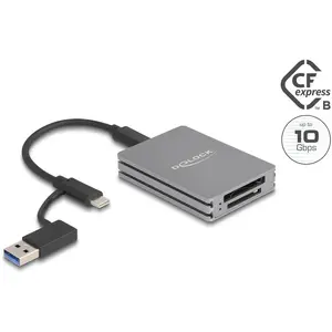 Delock Lecteur de cartes pour SD et CFexpress type B (USB 3.2 Gen 2, U... pas cher