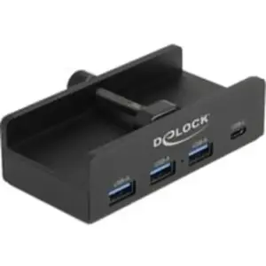 DeLock USB 3.0 Hub externe 3 ports USB-A + 1 port USB-C avec vis de ve... pas cher