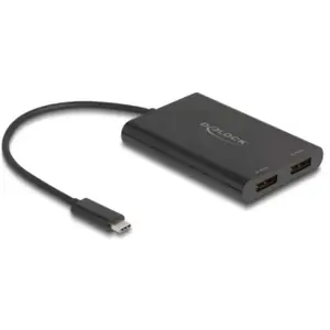 Delock adaptateur USB Type-c vers 2 x DisplayPort 4K 60Hz avec graphiq... pas cher