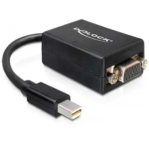 DeLOCK 65256 Adaptateur Mini-DisplayPort vers VGA 0,18 m Noir pas cher