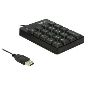 Delock - Pavé numérique - USB - noir - Pour la vente au détail