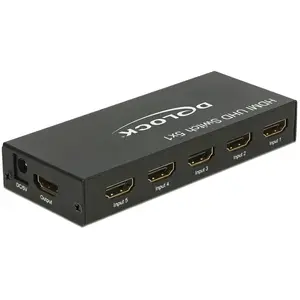 Delock Commutateur HDMI à 5 ports, activement amplifié, Hub pas cher