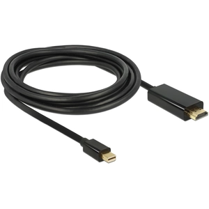 Delock Premium Mini DisplayPort 1.1a naar HDMI 1.3 kabel (Full HD 1080p) / zwart - 2 meter pas cher