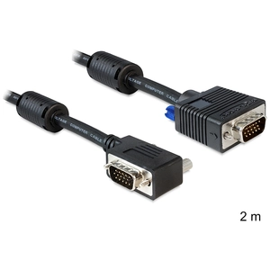 Comparateur de prix : DeLOCK Câble VGA HD-15 (M) pour HD-15 (M) 2 m connecteur à 90°