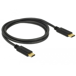 Delock - Câble USB - USB-C (M) pour USB-C (M) - USB 2.0 - 5 A - 1 m - ...