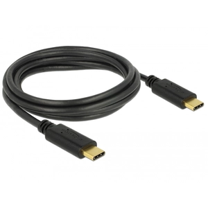 Delock USB C   USB C (2 m, USB 2.0), Câble USB