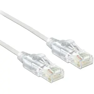 Comparateur de prix : DeLOCK 0.5m Cat.6, UTP câble de réseau Blanc 0,5 m Cat6 U/UTP (UTP)