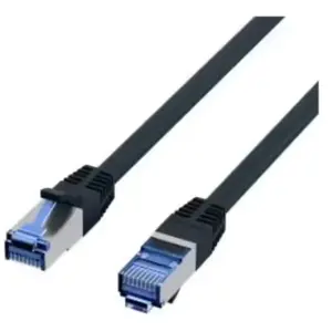 Delock Câble RJ45 de réseau Cat.6A S/FTP mince 3 m noir pas cher