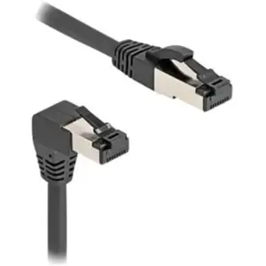 Delock Câble réseau RJ45 Cat.8.1 S/FTP 90° coudé vers le bas / droit 1... pas cher