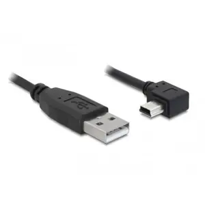 Delock - Câble USB - USB (M) pour mini USB type B (M) - 3 m - connecteur à angle droit pas cher