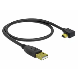 Câble USB - DELOCK - 82680 - Connecteur à angle droit - 50 cm - Nickel