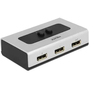 Interrupteur 2-port Displayport 1.1 manuell (87668) - Delock pas cher