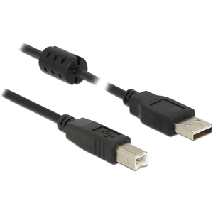 Delock USB A - USB B (3 m, USB 2.0), Câble USB pas cher