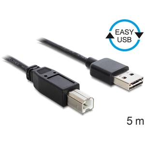 Comparateur de prix : DeLOCK 85553 USB-kabel 5 m USB A USB B Mannelijk Zwart