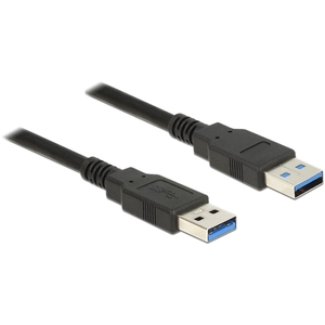 Câble USB DELOCK - USB 3.0 - 1.5m - Double blindage - Noir pas cher