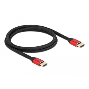 Delock Ultra High Speed HDMI câble 48 Gbps 8K 60 Hz rouge 1 m certifié pas cher