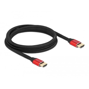 Delock Ultra High Speed HDMI câble 48 Gbps 8K 60 Hz rouge 2 m certifié pas cher