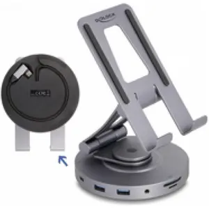 Delock Station d'accueil pour tablettes et ordinateurs portables 4K av... pas cher
