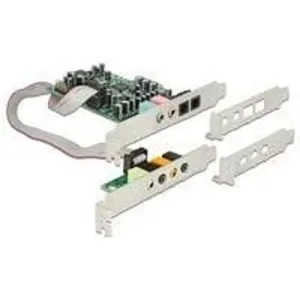 DeLOCK 89640, 7.1 canaux, 24 bit, 92 dB, PCI-E pas cher
