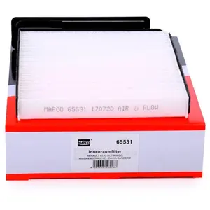 MAPCO Filtre d'habitacle pour RENAULT: Clio, Twingo, Modus, Wind & DACIA: Logan, Duster, Sandero & NISSAN: Note, Micra (Ref: 65531) pas cher