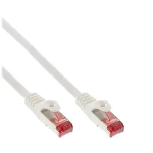 Intos Electronic Ag InLine cordon de raccordement - 30 cm - blanc pas cher