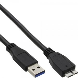Intos Electronic Ag InLine 35415 Câble USB 3.0 A vers Micro B Noir 1,5 m pas cher