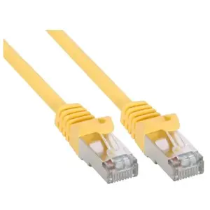 InLine cordon de raccordement - 30 cm - jaune pas cher