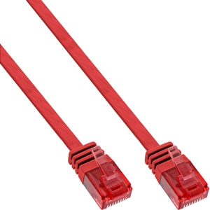 InLine 71614R Câble patch plat U/UTP Cat.6 Rouge 1,5 m pas cher
