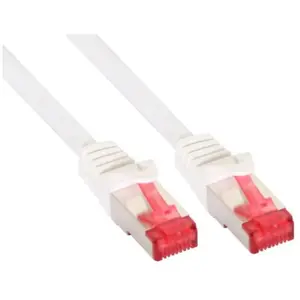 InLine 76102W Câble patch S/FTP (PiMf), Câble RJ45 Internet, Catégorie 6, 250 MHz, PVC, CCA, Blanc, 2 m pas cher