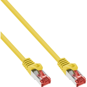 InLine 76907Y Câble patch S/FTP (PiMf), catégorie 6, 250 MHz, sans halogène, cuivre, jaune, 7,5 m pas cher